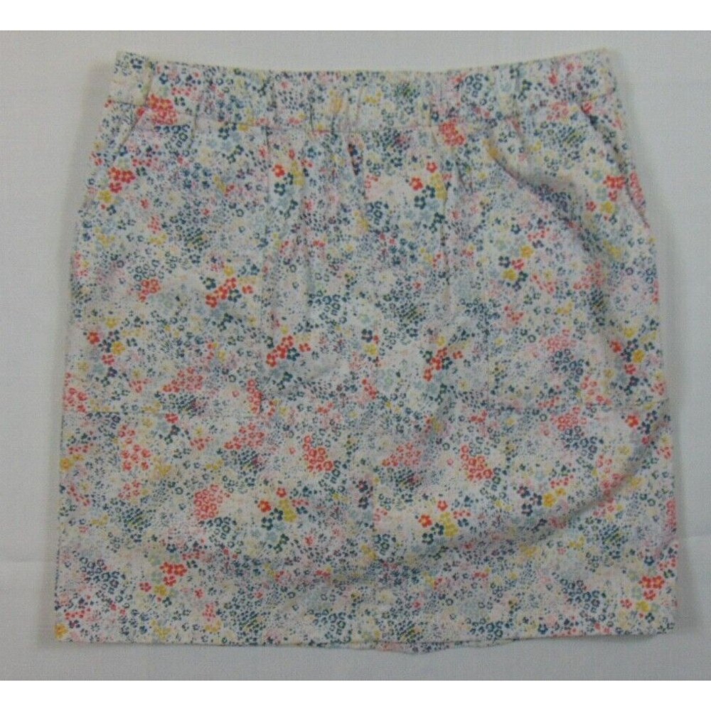 Land's End Skort Womens 12T Pull on Floral Pockets Cottage Core Teacher 12 Tall
